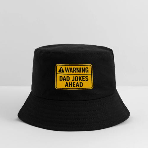 Fathers Day Gift Warning Dad Jokes Ahead T-Shirt - Kid's Bucket Hat
