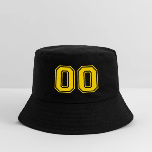 Number 00 in a classic athletic collegiate font - Kid's Bucket Hat