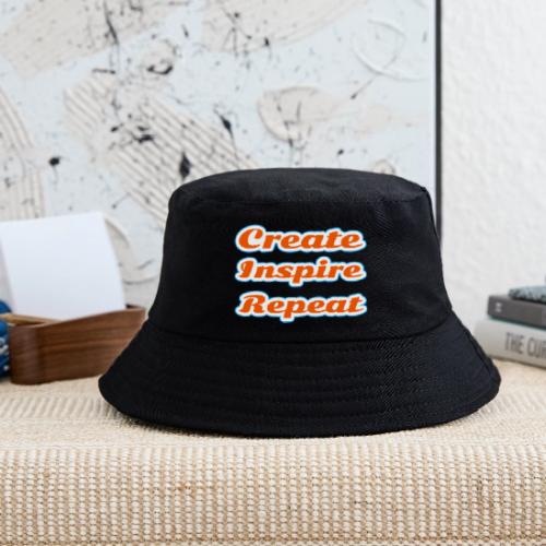 Create, Inspire, Repeat — Artist Life Script - Kid's Bucket Hat