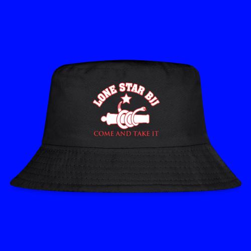 LONE STAR BRAZILIAN JIU-JITSU - Red and white - Kid's Bucket Hat