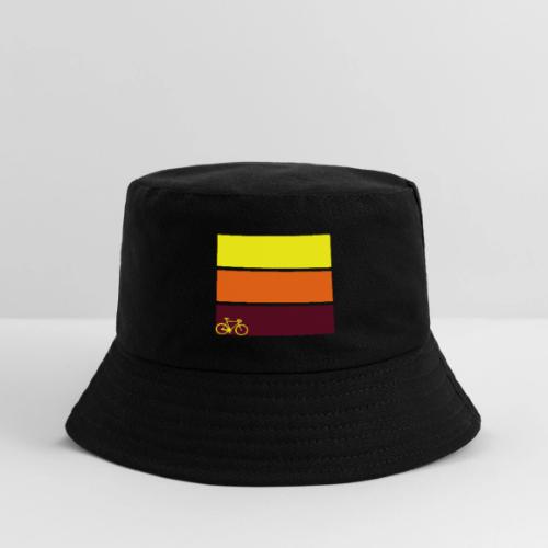 tricolor with bicycle - Kid's Bucket Hat