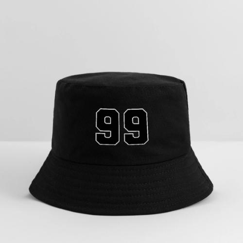 Varsity Number 99 Athletic Font - Kid's Bucket Hat