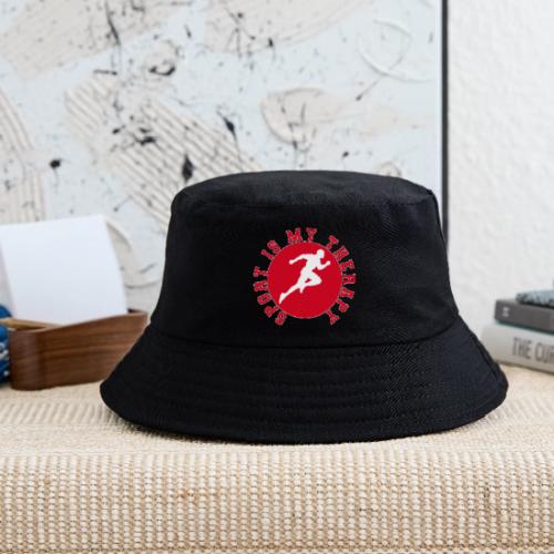 Sport Is My Therapy – Running Motivation Badge - Kid's Bucket Hat
