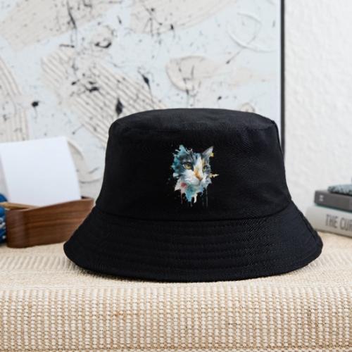 Watercolor cat face - Kid's Bucket Hat