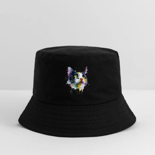 Cat: Painted Purr Expression - Kid's Bucket Hat