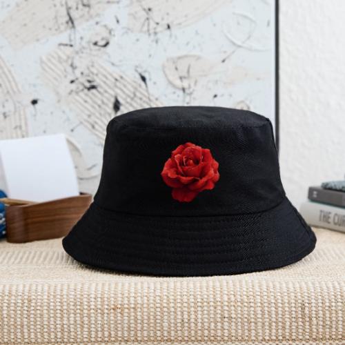 Rose: Crimson Dew Bloom - Kid's Bucket Hat