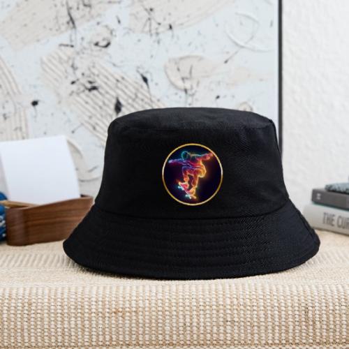 Skateboarding: Midnight Neon Skater - Kid's Bucket Hat