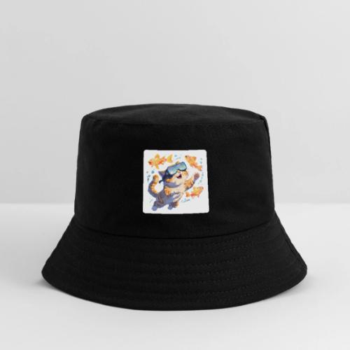 Cat: Neon Paws Adventure - Kid's Bucket Hat