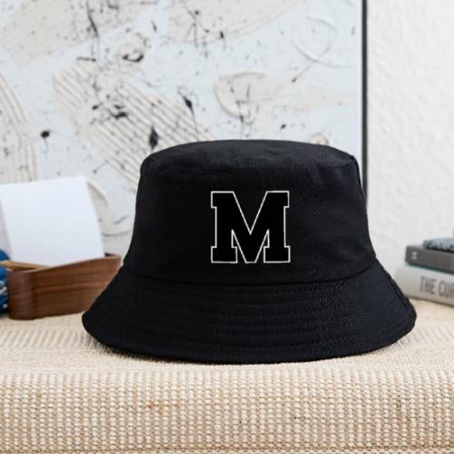 Varsity Letter M Collegiate Alphabet Art - Kid's Bucket Hat