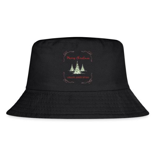 Beautiful Green Christmas Tree Graphic - Kid's Bucket Hat