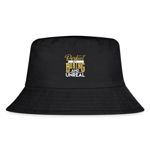 Perfect is Boring_01 - Kid's Bucket Hat