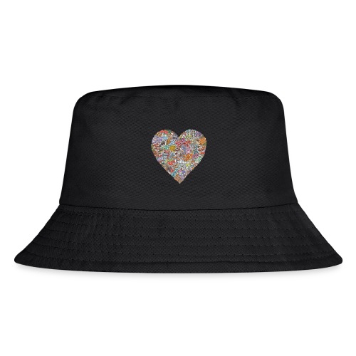 colorful heart / love - Kid's Bucket Hat