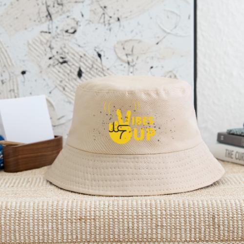 Vibrant Peace Vibes Up Design - Kid's Bucket Hat