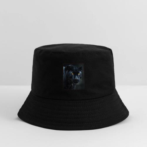 Black Panther Glowing Eyes Design - Kid's Bucket Hat