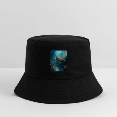 Sea Turtle Coral Reef Design - Kid's Bucket Hat