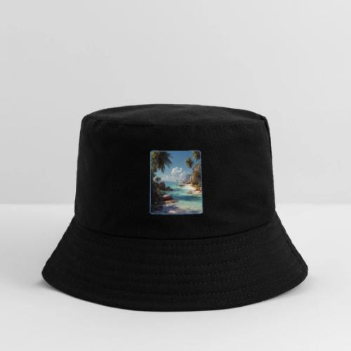 Tropical Island Paradise Ocean Design - Kid's Bucket Hat