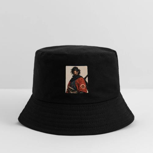 Young Samurai Warrior Portrait - Kid's Bucket Hat