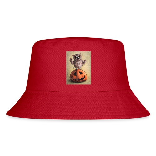 Funny Halloween Owl - Kid's Bucket Hat