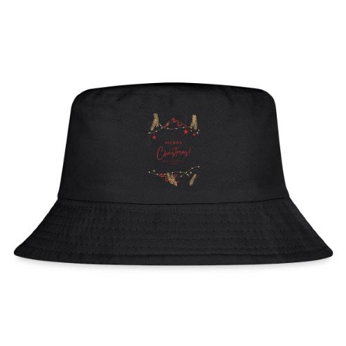 Merry Christmas Typography Design - Kid's Bucket Hat