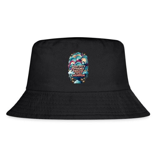 Dish Duty Dynamo T Shirt, Endless Cycle Champion - Kid's Bucket Hat