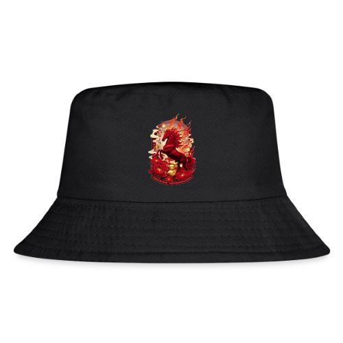 Year of the Horse Ascent T Shirt, Lunar New Year - Kid's Bucket Hat