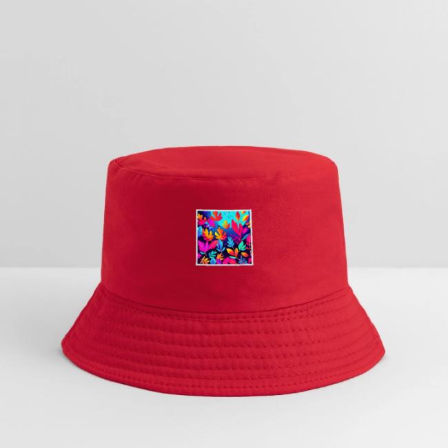 Neon Leaf Paradise Art