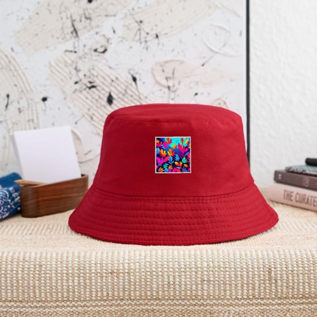 Neon Leaf Paradise Art