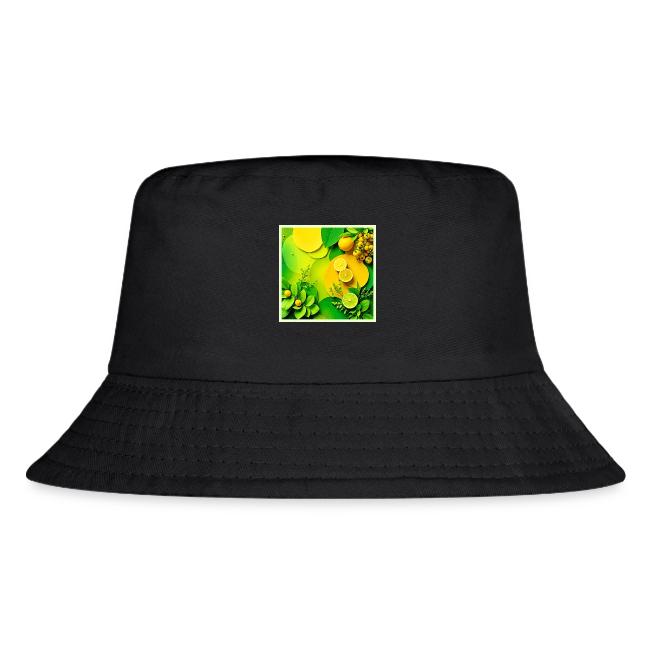 Abstract Lemon Lime Nature Art