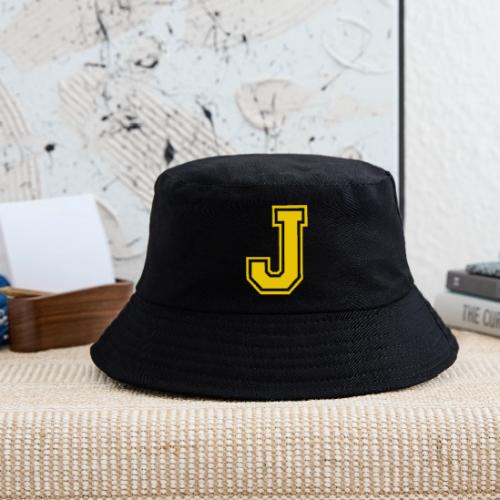 Letter J – Capital Athletic Alphabet Monogram - Kid's Bucket Hat