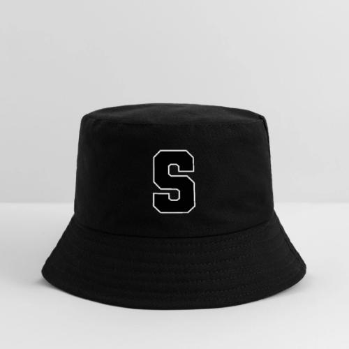 Varsity Letter S Collegiate Alphabet Art - Kid's Bucket Hat