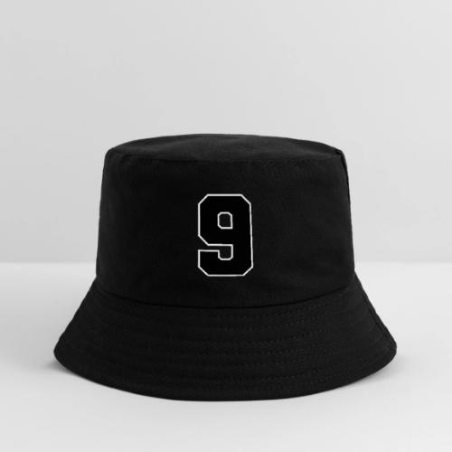 Varsity Number 9 Athletic Font - Kid's Bucket Hat