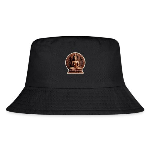 Buddha Statue in meditation and Hand Mudra - Kid's Bucket Hat