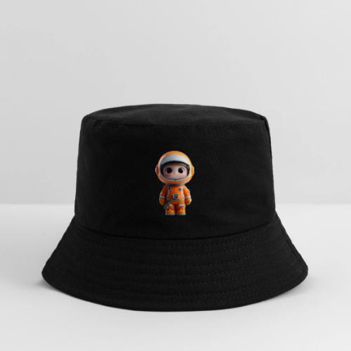 Cute Cartoon Astronaut in Orange Suit - Kid's Bucket Hat