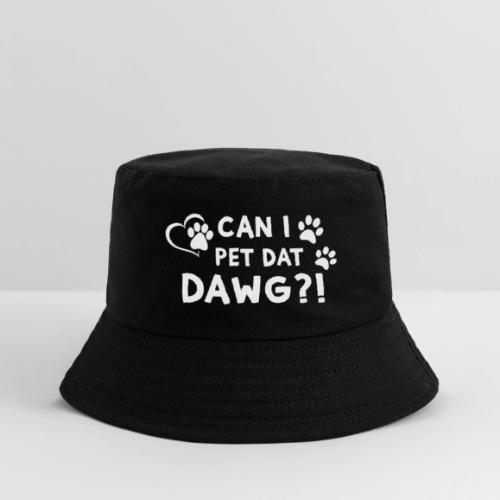 Can I Pet Dat Dawg Funny Meme Tee - Kid's Bucket Hat