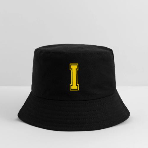 Letter I – Capital Athletic Alphabet Monogram - Kid's Bucket Hat