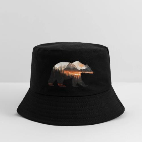 Canada Bear: fiery tones - Kid's Bucket Hat