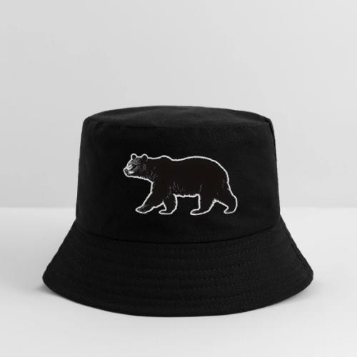 Midnight Black Bear - Kid's Bucket Hat