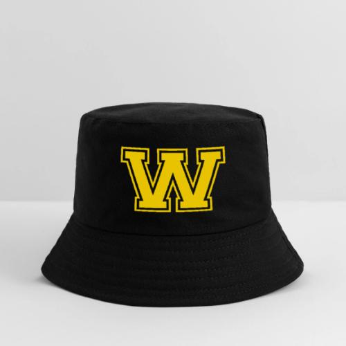 Letter W – Capital Athletic Alphabet Monogram - Kid's Bucket Hat