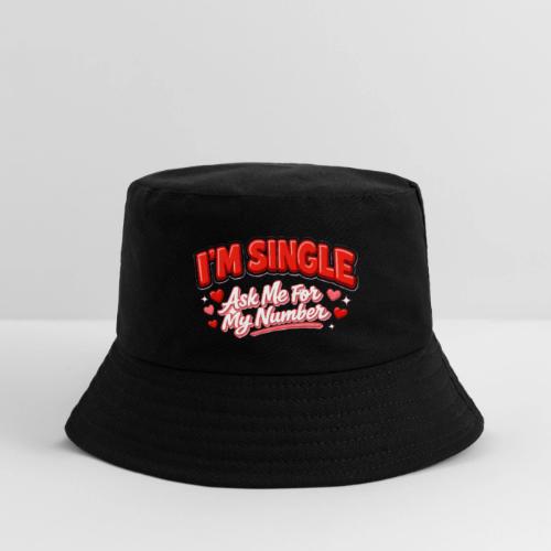 I’m Single Retro Bubble - Kid's Bucket Hat