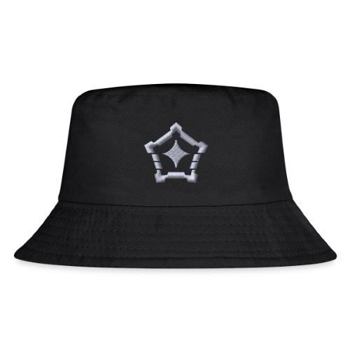 White Logo Embroidered Products - Kid's Bucket Hat