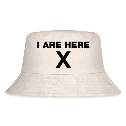 i are here - Kid's Bucket Hat