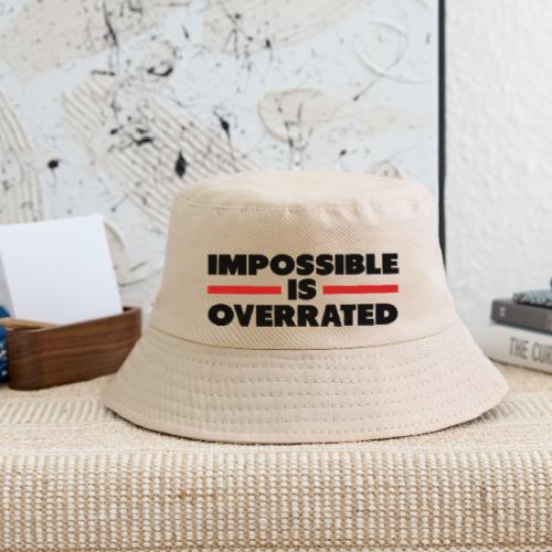 Impossible Is Overrated - Kid's Bucket Hat