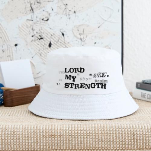 Psalm 28:7 - The Lord is My strength Eng/Hebrew - Kid's Bucket Hat