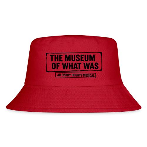 Museum of What Was Logo (Black) - Kid's Bucket Hat