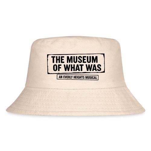 Museum of What Was Logo (Black) - Kid's Bucket Hat