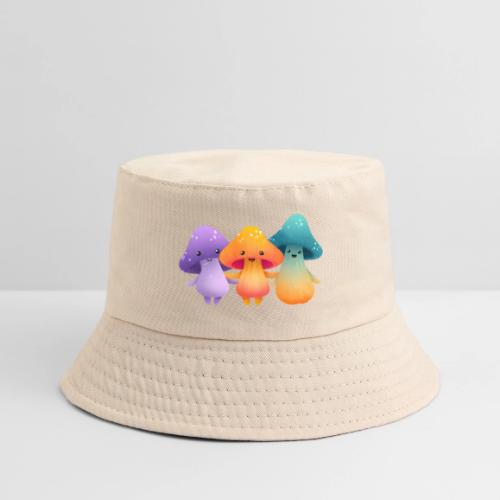 Cheerful Mushroom Friends - Kid's Bucket Hat