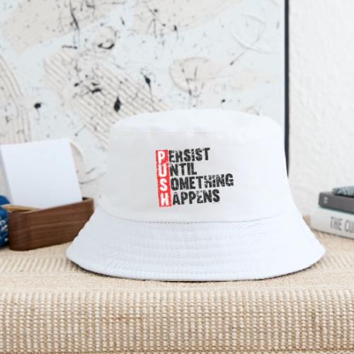 Push Retro = Persist Until Something Happens - Kid's Bucket Hat