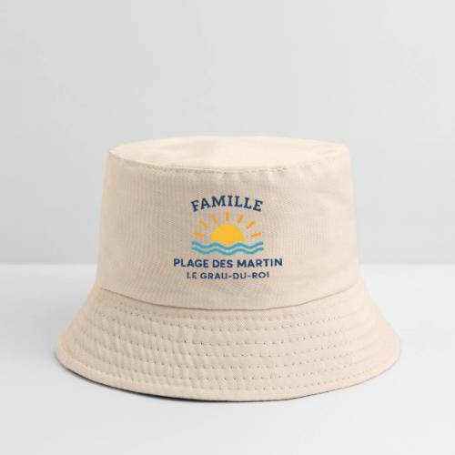 Family Beach Shirt – Plage des Martin Design - Kid's Bucket Hat