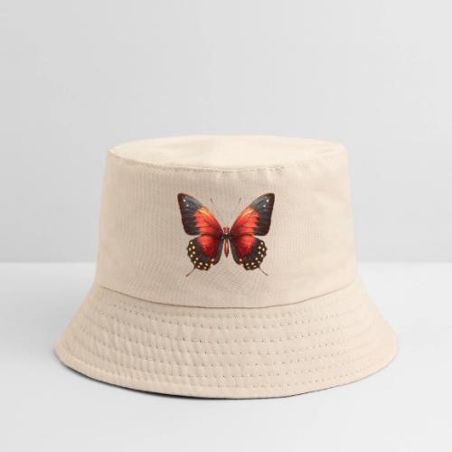 Bright Red, Black, and Yellow Butterfly - Kid's Bucket Hat