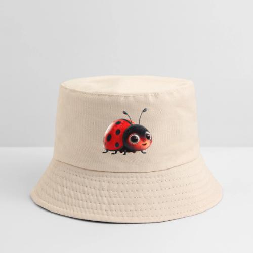 Adorable Cartoon Ladybug with Big Eyes - Kid's Bucket Hat